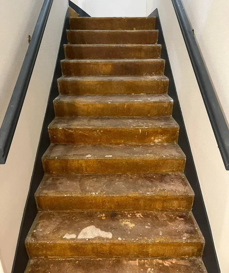 escalier droit avant